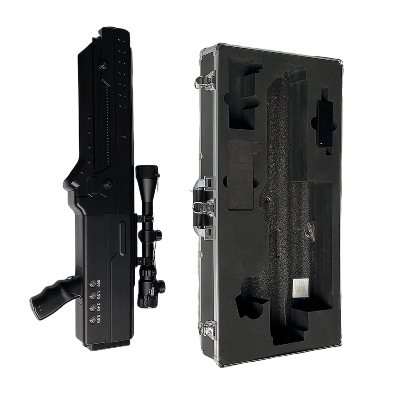  东阳手持便携式枪型低空防御反制四通道A型