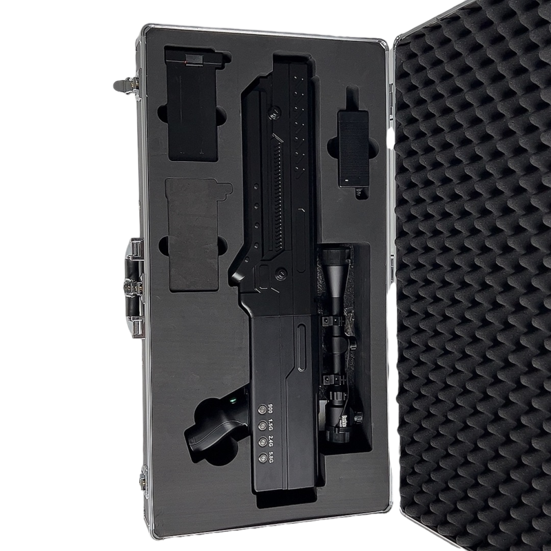  东阳手持便携式枪型低空防御反制四通道B型